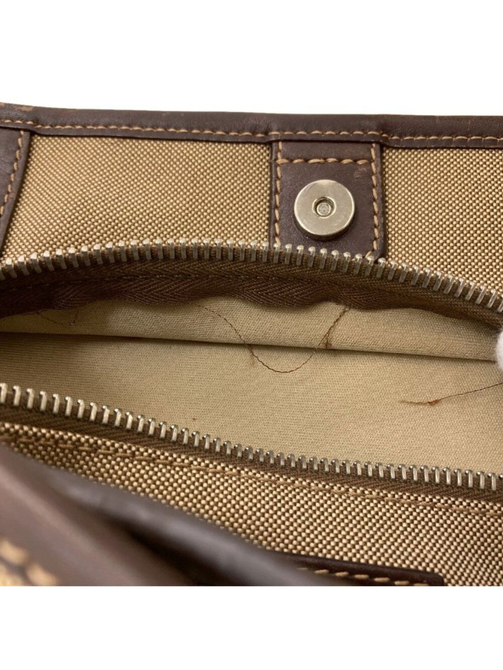 Prada Logo Jacquard Tote Canvas - Picture 14 of 15